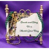 5 x 7 Beads and Things Scroll Plaque